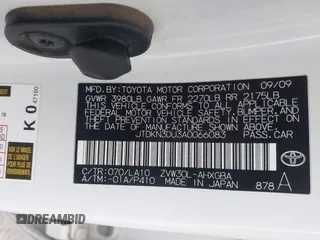 2010 Toyota Prius II with VIN JTDKN3DU3A0066083, listed as a IAAI auction lot 41871002 with 171,489 mi miles. Bid and sale history available at carsss.com. Image 9.