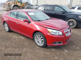 2013 Chevrolet Malibu LTZ with VIN 1G11H5SA4DF297978, listed as a IAAI auction lot 41837133 with 147,738 mi miles and . Bid and sale history available at DreamBid. Image 1.