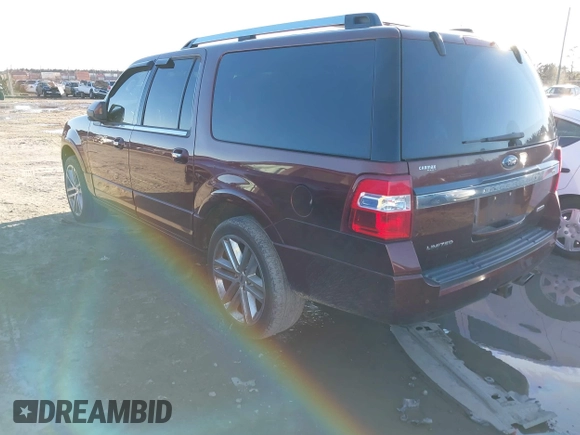 2017 Ford Expedition Max Limited with VIN 1FMJK1KT8HEA62915, listed as a IAAI auction lot 41720064 with 67,744 mi miles and . Bid and sale history available at DreamBid. Image 3.