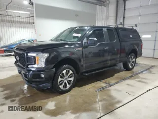 2019 Ford F-150 XL with VIN 1FTEX1EP2KKF21256, listed as a Copart auction lot 62316815 with 76,528 mi miles and Salvage title. Bid and sale history available at DreamBid. Image 1.