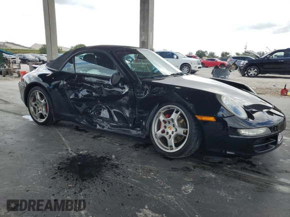 2005 Porsche 911 Carrera S with VIN WP0CB29935S765395, listed as a Copart auction lot 47472855 with 46,271 mi miles and Salvage Title. Bid and sale history available at DreamBid. Image 4.