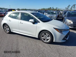 2020 Toyota Corolla Hatchback SE with VIN JTND4RBE8L3089351, listed as a IAAI auction lot 41792319 with 158,107 mi miles. Bid and sale history available at carsss.com. Image 1.