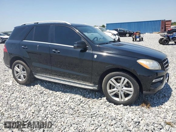 2015 Mercedes-Benz M ML 350 with VIN 4JGDA5HB9FA462301, listed as a Copart auction lot 53440005 with Not Provided miles and Salvage Title. Bid and sale history available at carsss.com. Image 4.