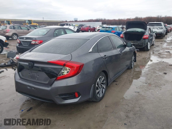 2016 Honda Civic Sedan EX with VIN 2HGFC2F83GH504303, listed as a IAAI auction lot 41914194 with 136,457 mi miles. Bid and sale history available at carsss.com. Image 4.