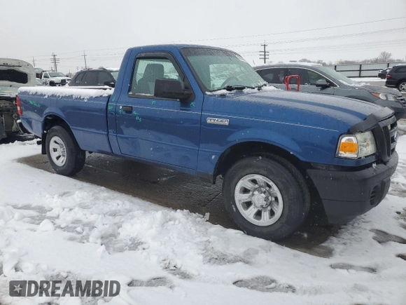 2008 Ford Ranger XL with VIN 1FTYR10U88PA49225, listed as a Copart auction lot 43600025 with 159,547 mi miles and Salvage title. Bid and sale history available at DreamBid. Image 4.