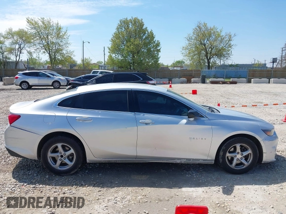 2016 Chevrolet Malibu LS with VIN 1G1ZB5STXGF266695, listed as a IAAI auction lot 42205185 with 166,139 mi miles and . Bid and sale history available at carsss.com. Image 13.