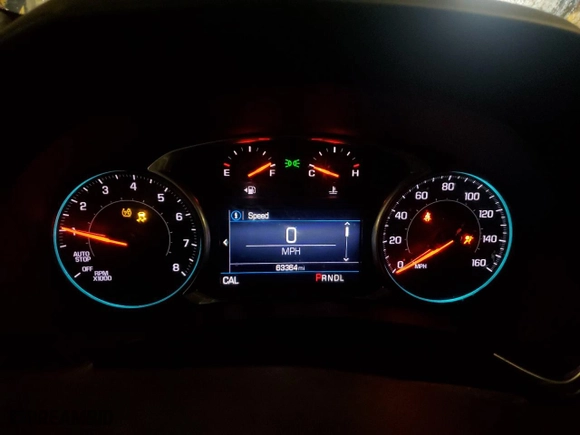 2019 Chevrolet Equinox LT with VIN 2GNAXUEV6K6245916, listed as a Copart auction lot 47416205 with 63,364 mi miles and Salvage Title. Bid and sale history available at carsss.com. Image 9.