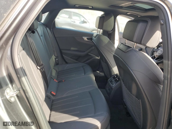 2021 Audi A4 Sedan S line Premium with VIN WAUDAAF44MA055417, listed as a Copart auction lot 49493075 with 24,875 mi miles and Salvage Title. Bid and sale history available at carsss.com. Image 10.