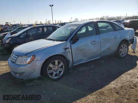 2008 Ford Taurus Limited with VIN 1FAHP25W48G127110, listed as a Copart auction lot 46394355 with 0 mi miles and Clean Title. Bid and sale history available at carsss.com. Image 1.