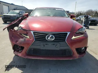 2015 Lexus IS 250 with VIN JTHCF1D2XF5017427, listed as a Copart auction lot 49825695 with 115,850 mi miles and Salvage Title. Bid and sale history available at DreamBid. Image 5.