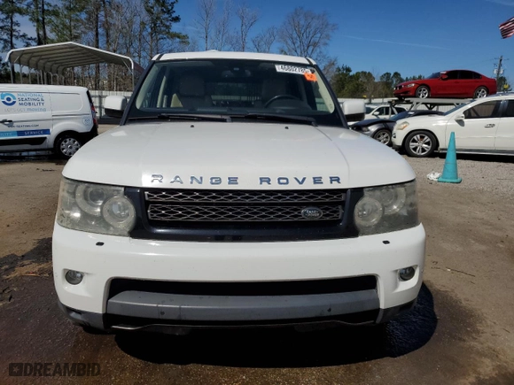 2012 Land Rover Range Rover Sport HSE with VIN SALSF2D43CA747356, listed as a Copart auction lot 46802785 with 165,664 mi miles and Salvage Title. Bid and sale history available at carsss.com. Image 5.