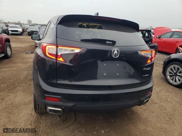 2024 Acura RDX w/Technology Package with VIN 5J8TC2H58RL027458, listed as a Copart auction lot 81786914 with 3,811 mi miles and Salvage Title. Bid and sale history available at carsss.com. Image 6.