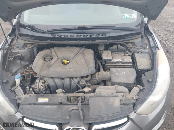 2012 Hyundai Elantra GLS with VIN 5NPDH4AE5CH150639, listed as a IAAI auction lot 41513741 with 143,402 mi miles. Bid and sale history available at carsss.com. Image 10.