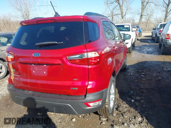 2019 Ford EcoSport SE with VIN MAJ3S2GE4KC262633, listed as a IAAI auction lot 41724149 with 72,495 mi miles and . Bid and sale history available at carsss.com. Image 4.