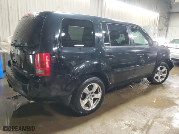 2013 Honda Pilot EX-L with VIN 5FNYF4H71DB012143, listed as a Copart auction lot 49634435 with 211,582 mi miles and Salvage Title. Bid and sale history available at carsss.com. Image 3.