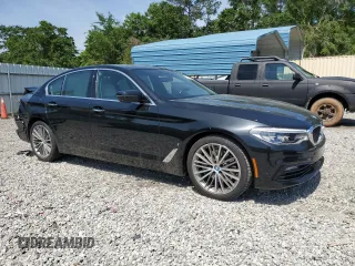 2018 BMW 5 Series 530e with VIN WBAJA9C5XJB033443, listed as a Copart auction lot 54876635 with Not provided miles and Salvage title. Bid and sale history available at DreamBid. Image 4.