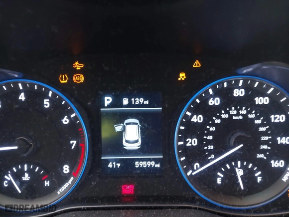 2020 Hyundai Kona SE with VIN KM8K1CAA2LU486477, listed as a IAAI auction lot 41529157 with 59,599 mi miles. Bid and sale history available at carsss.com. Image 7.