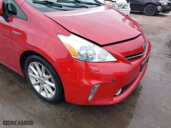 2012 Toyota Prius v Two with VIN JTDZN3EU3C3012636, listed as a IAAI auction lot 41485685 with 186,053 mi miles. Bid and sale history available at carsss.com. Image 19.