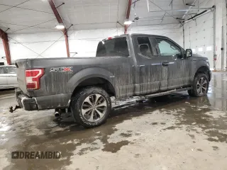 2019 Ford F-150 XL with VIN 1FTEX1EP2KKF06966, listed as a Copart auction lot 44263605 with 82,600 mi miles and Non Repairable. Bid and sale history available at carsss.com. Image 3.