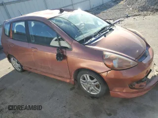 2007 Honda Fit Sport with VIN JHMGD38637S038204, listed as a Copart auction lot 84936024 with 199,066 mi miles and Salvage title. Bid and sale history available at DreamBid. Image 4.