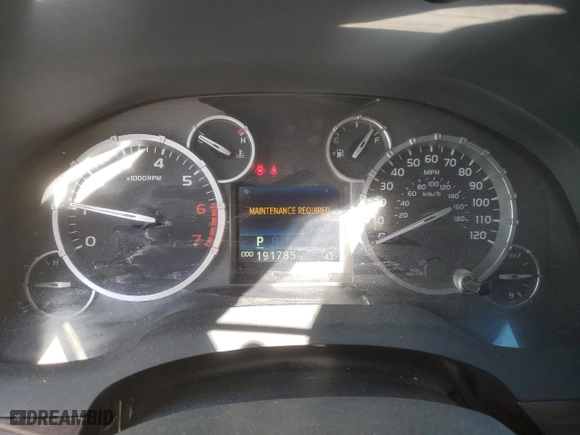2017 Toyota Tundra 4WD Limited with VIN 5TFHW5F12HX603467, listed as a Copart auction lot 46814285 with 191,785 mi miles and Salvage Title. Bid and sale history available at carsss.com. Image 9.
