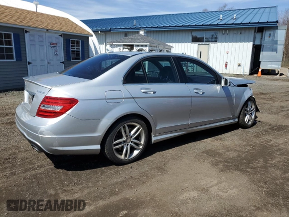 2014 Mercedes-Benz C 300 Sport with VIN WDDGF8AB8EA947600, listed as a Copart auction lot 51289455 with 137,181 mi miles and Salvage Title. Bid and sale history available at DreamBid. Image 3.