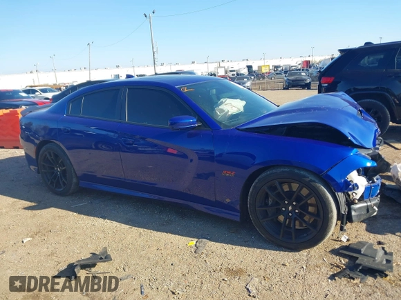 2021 Dodge Charger Scat Pack Widebody with VIN 2C3CDXGJ4MH619280, listed as a IAAI auction lot 41270410 with 59,939 mi miles. Bid and sale history available at carsss.com. Image 13.