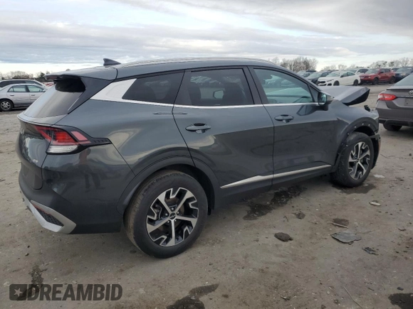 2023 Kia Sportage EX with VIN KNDPVCAG7P7102085, listed as a Copart auction lot 49356075 with 47,257 mi miles and Salvage Title. Bid and sale history available at carsss.com. Image 3.