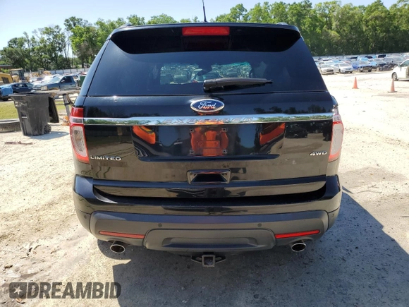 2012 Ford Explorer Limited with VIN 1FMHK8F87CGA13666, listed as a Copart auction lot 52298365 with 119,094 mi miles and Salvage Title. Bid and sale history available at DreamBid. Image 6.