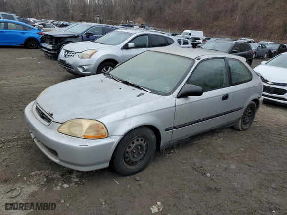 1998 Honda Civic DX with VIN 2HGEJ6344WH103710, listed as a Copart auction lot 84089674 with 192,095 mi miles and Clean Title. Bid and sale history available at carsss.com. Image 1.