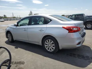 2017 Nissan Sentra S with VIN 3N1AB7AP6HY383465, listed as a Copart auction lot 52596605 with 173,765 mi miles and Clean Title. Bid and sale history available at carsss.com. Image 2.