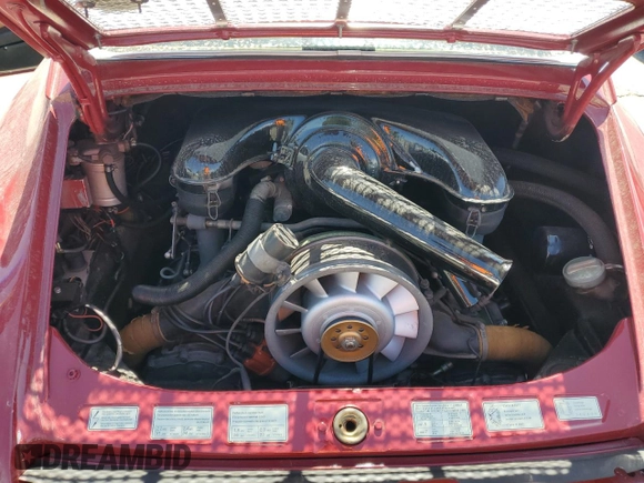 1969 Porsche 911 with VIN 119200792, listed as a Copart auction lot 49263235 with 9,446 mi miles and Salvage title. Bid and sale history available at DreamBid. Image 11.