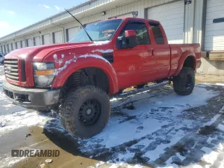 2008 Ford Super Duty F-250 SRW XL with VIN 1FTSX21R28EB41468, listed as a Copart auction lot 45958605 with 145,164 mi miles and Salvage Title. Bid and sale history available at carsss.com. Image 1.