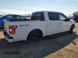 2018 Ford F-150 XL with VIN 1FTEW1EP7JFB42781, listed as a Copart auction lot 50055945 with 116,599 mi miles and Clean Title. Bid and sale history available at carsss.com. Image 3.