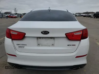 2014 Kia Optima EX with VIN 5XXGN4A78EG291677, listed as a Copart auction lot 50202165 with Not Provided miles and Salvage Title. Bid and sale history available at carsss.com. Image 6.