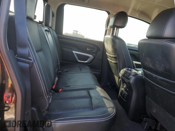 2017 Nissan Titan SV with VIN 1N6AA1E58HN554233, listed as a Copart auction lot 45388595 with 83,813 mi miles and Salvage Title. Bid and sale history available at DreamBid. Image 10.