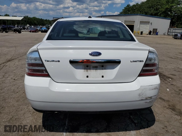 2008 Ford Taurus Limited with VIN 1FAHP25W68G160772, listed as a Copart auction lot 62863934 with 195,686 mi miles and Salvage Title. Bid and sale history available at carsss.com. Image 6.