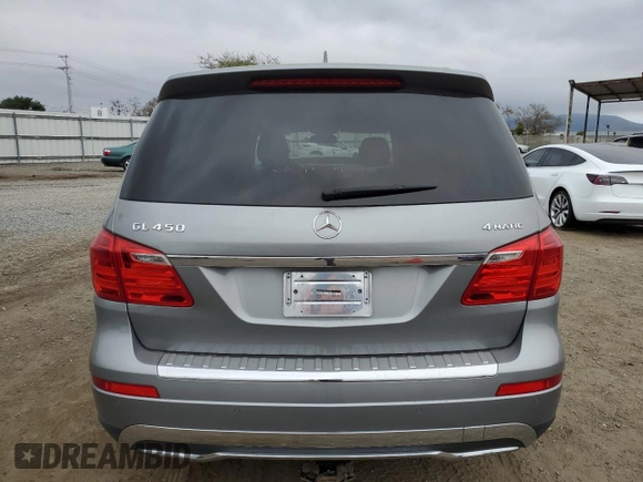 2015 Mercedes-Benz GL with VIN 4JGDF6EE9FA469965, listed as a Copart auction lot 55164434 with Not Provided miles and Salvage Title. Bid and sale history available at carsss.com. Image 6.