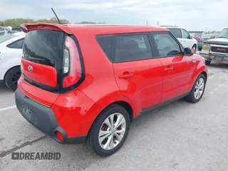 2015 Kia Soul + with VIN KNDJP3A50F7782165, listed as a IAAI auction lot 42035709 with 168,956 mi miles. Bid and sale history available at carsss.com. Image 4.