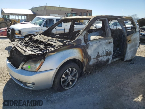 2014 Kia Sedona EX with VIN KNDMH4C7XE6584728, listed as a Copart auction lot 44477884 with 0 mi miles and Non Repairable. Bid and sale history available at carsss.com. Image 1.