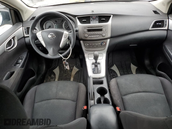 2014 Nissan Sentra SV with VIN 3N1AB7AP4EY271517, listed as a Copart auction lot 54385855 with 114,749 mi miles and Salvage title. Bid and sale history available at DreamBid. Image 8.