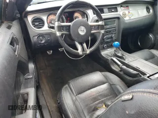 2011 Ford Mustang V6 with VIN 1ZVBP8AM5B5121663, listed as a Copart auction lot 51989235 with 186,407 mi miles and Salvage title. Bid and sale history available at DreamBid. Image 8.