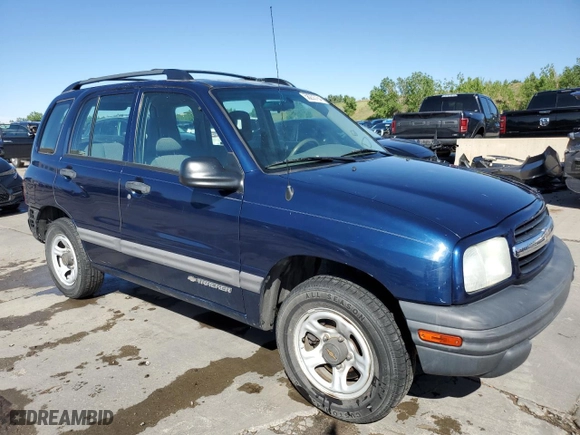 2002 Chevrolet Tracker with VIN 2CNBE13C926933455, listed as a Copart auction lot 58235764 with NaN miles and Salvage Title. Bid and sale history available at carsss.com. Image 4.