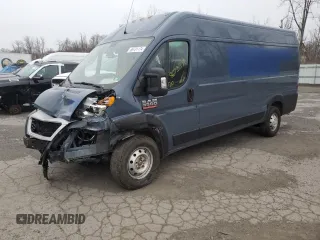 2020 Ram ProMaster Cargo with VIN 3C6URVJG3LE128512, listed as a Copart auction lot 43840465 with 111,281 mi miles and Salvage Title. Bid and sale history available at carsss.com. Image 1.