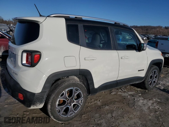 2015 Jeep Renegade Limited with VIN ZACCJBDT0FPB59788, listed as a Copart auction lot 42607025 with 60,191 mi miles and Salvage Title. Bid and sale history available at DreamBid. Image 3.