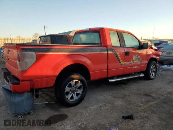2013 Ford F-150 XL with VIN 1FTFX1EF6DKD28915, listed as a Copart auction lot 89004195 with Not provided miles and Salvage title. Bid and sale history available at DreamBid. Image 3.