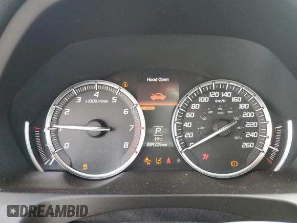 2018 Acura TLX Technology with VIN 19UUB3F58JA800199, listed as a Copart auction lot 63210095 with 89,225 mi miles and Salvage title. Bid and sale history available at DreamBid. Image 9.