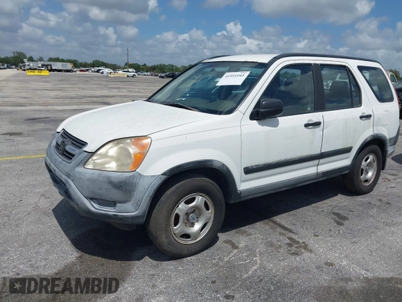 2002 Honda CR-V LX with VIN JHLRD684X2C000260, listed as a IAAI auction lot 41951045 with 270,402 mi miles and . Bid and sale history available at carsss.com. Image 2.