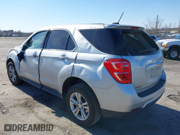 2017 Chevrolet Equinox LS with VIN 2GNALBEK8H1544612, listed as a IAAI auction lot 41717278 with 184,574 mi miles and . Bid and sale history available at carsss.com. Image 3.