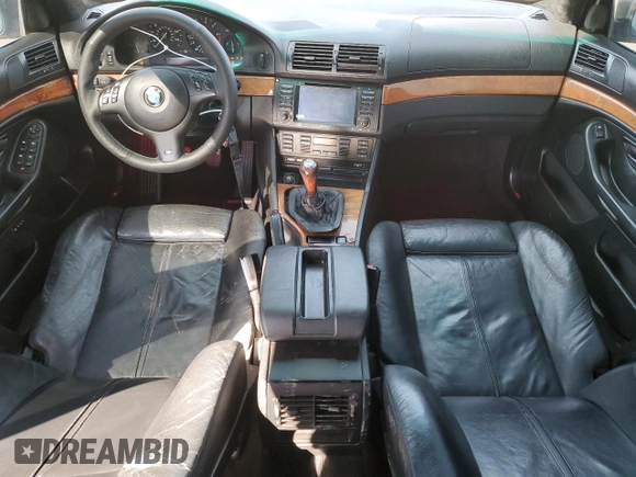2002 BMW 5 Series 530i with VIN WBADT53402CE93829, listed as a Copart auction lot 71823294 with 0 mi miles and Salvage Title. Bid and sale history available at carsss.com. Image 8.